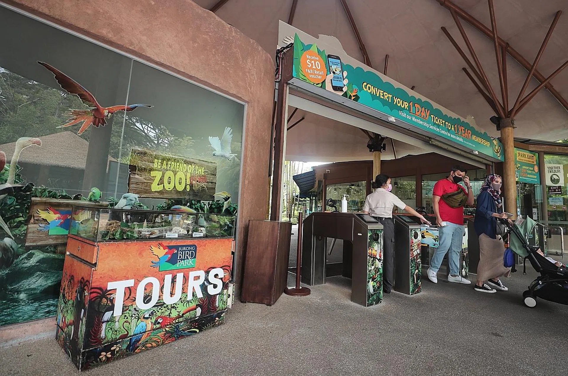 Attractions of Wildlife Reserves Singapore are among those seeking to increase operating capacity to 50 per cent, up from the current 25 per cent. 