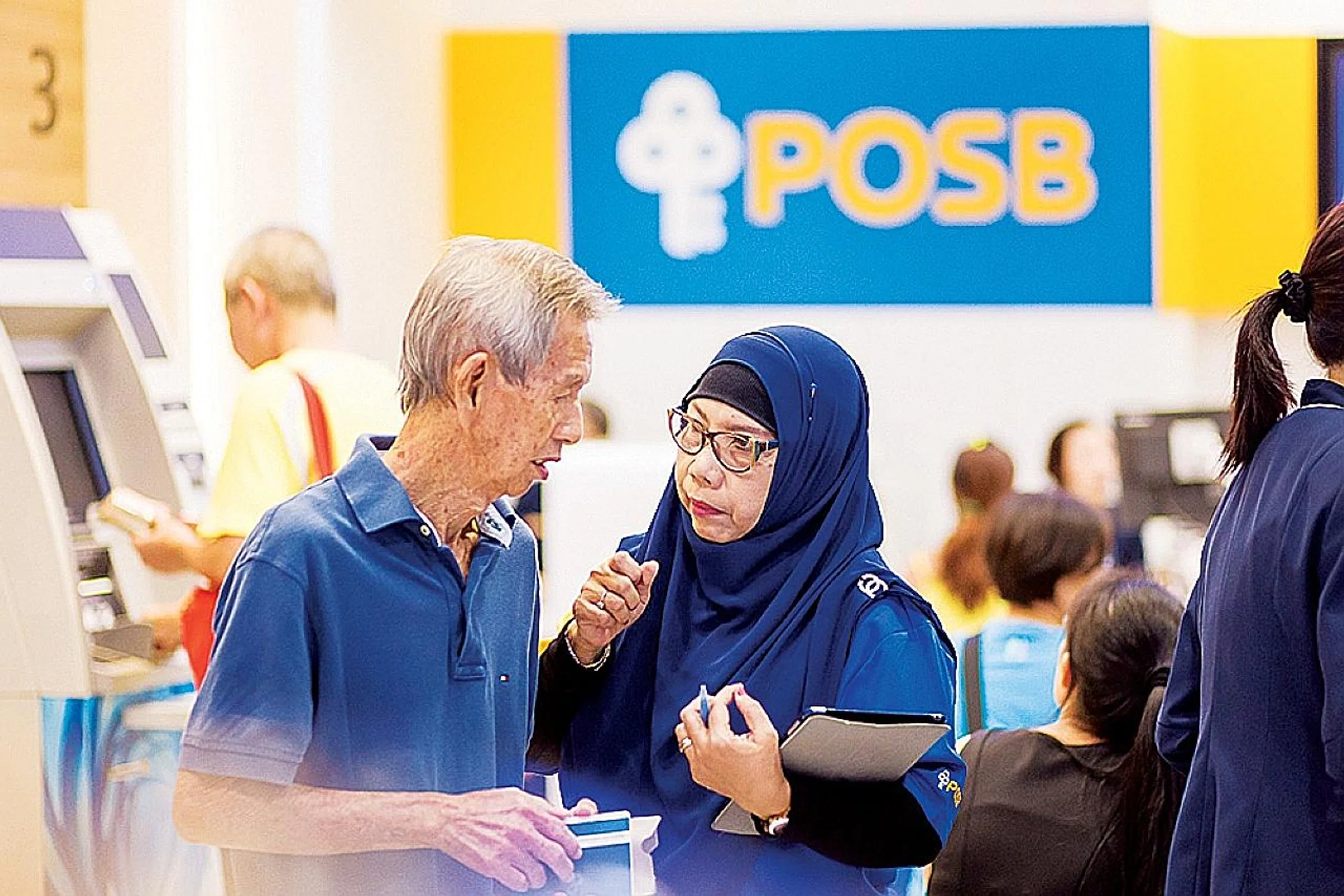 Most of all customer-facing DBS and POSB branch staff have completed the dementia e-learning course. 