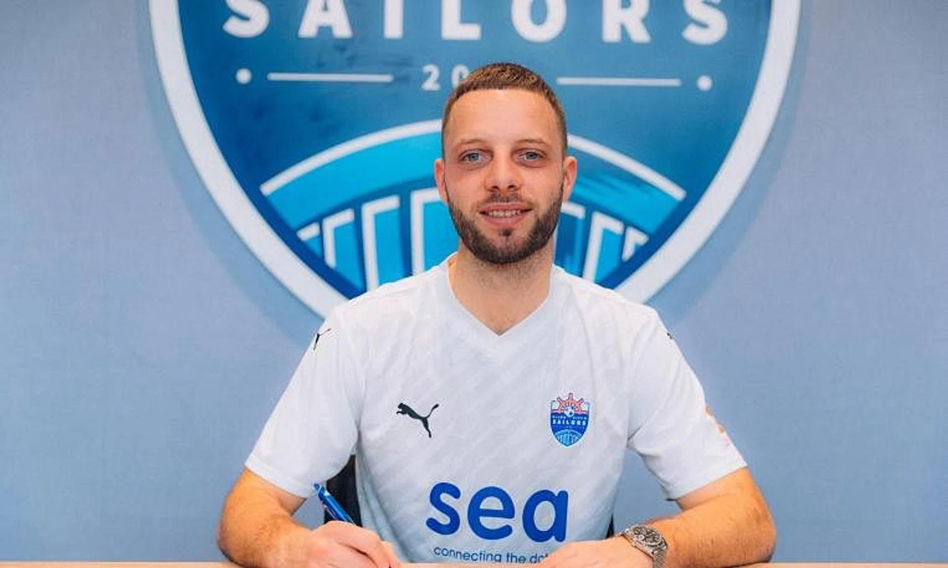 Former Dutch international Bart Ramselaar signs for the Lion City Sailors.