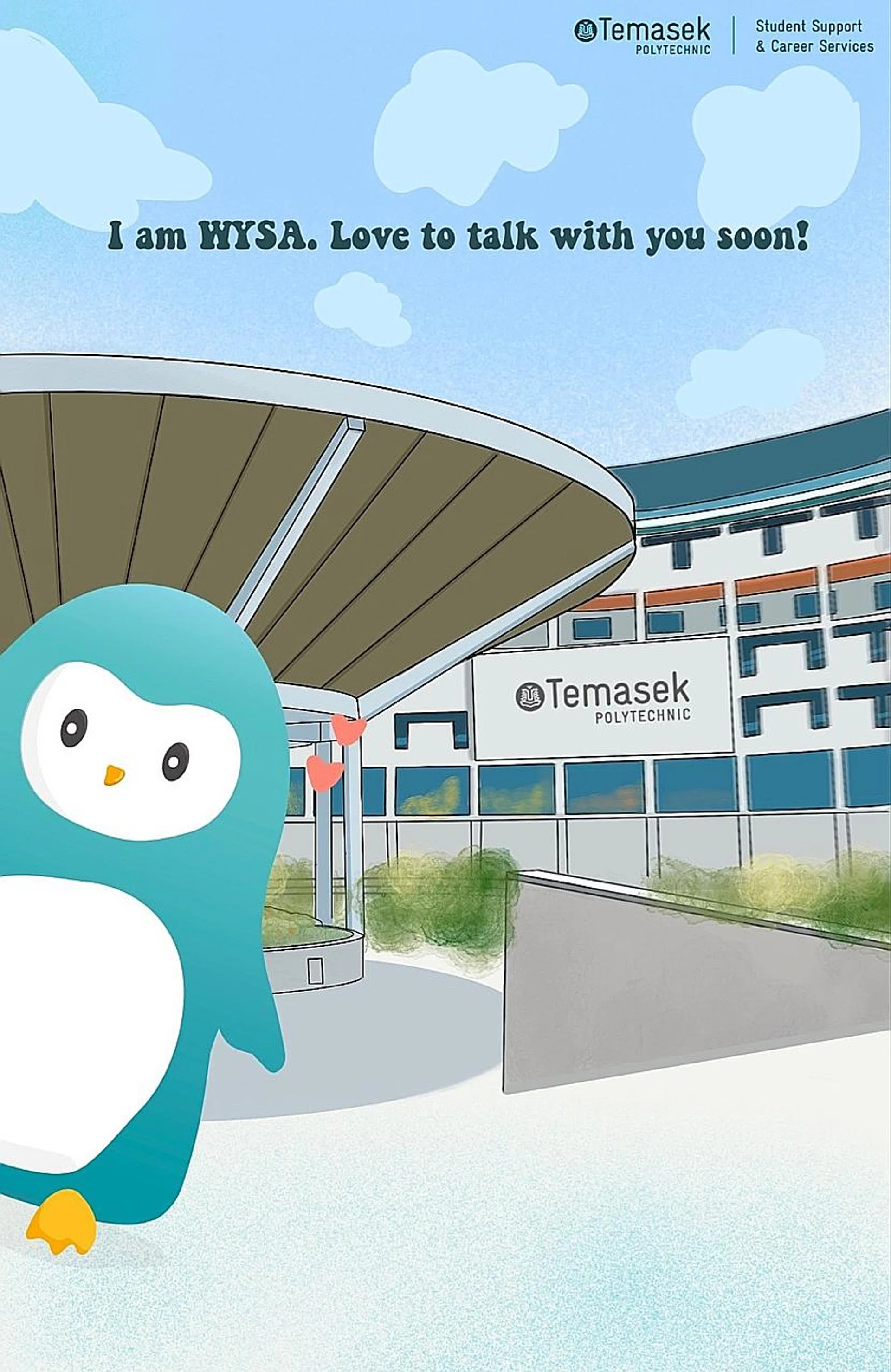 The Wysa app is a virtual coach that responds to the emotions the student expresses. 