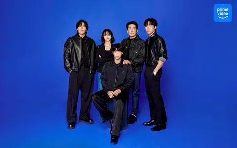 The cast of Good Boy: (from left) Tae Won-seok, Kim So-hyun, Park Bo-gum, Heo Sung-tae and Lee Sang-yi.