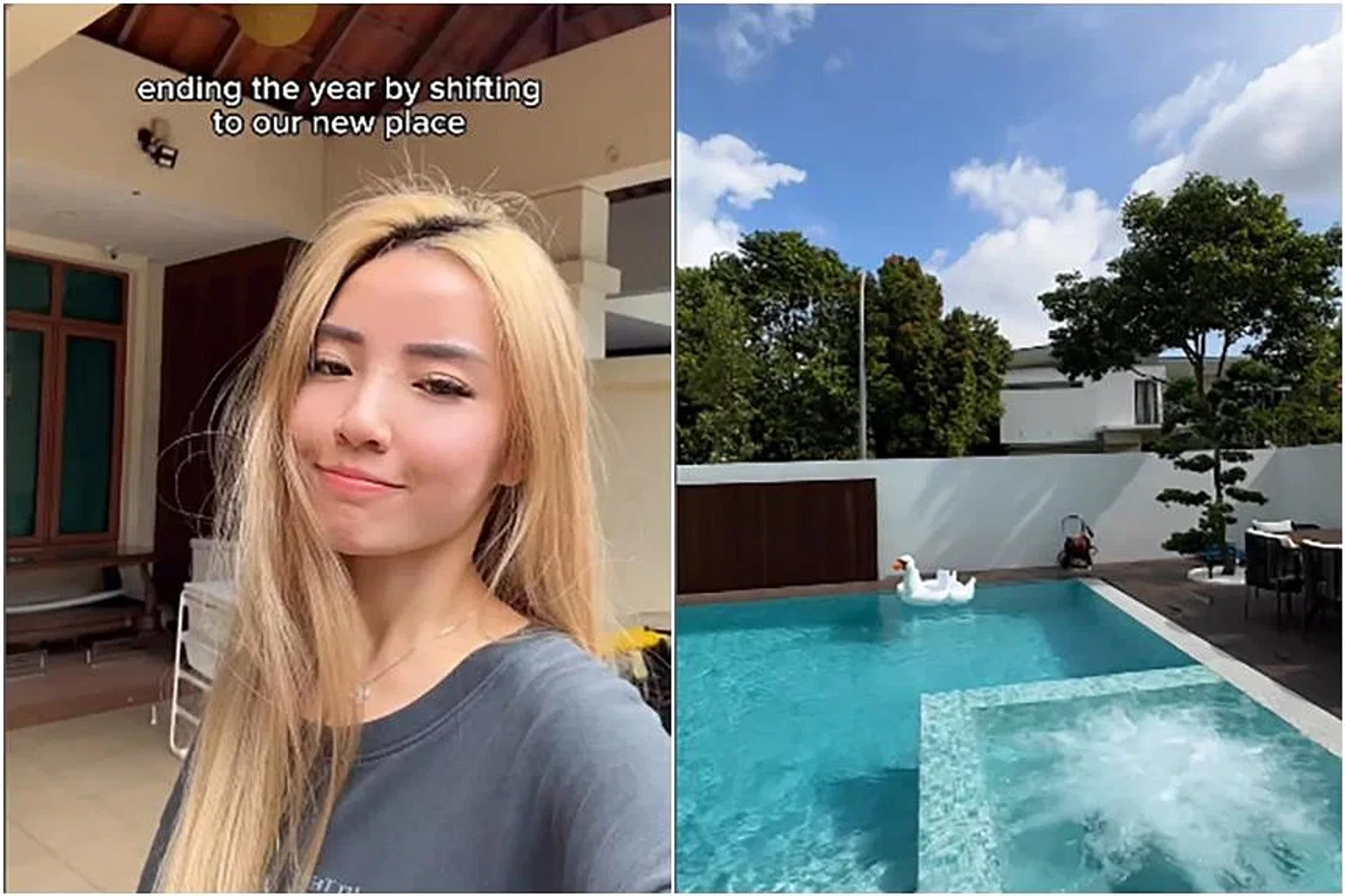 Influencer Naomi Neo showed her family getting settled in to their new house in a post on social media. 
