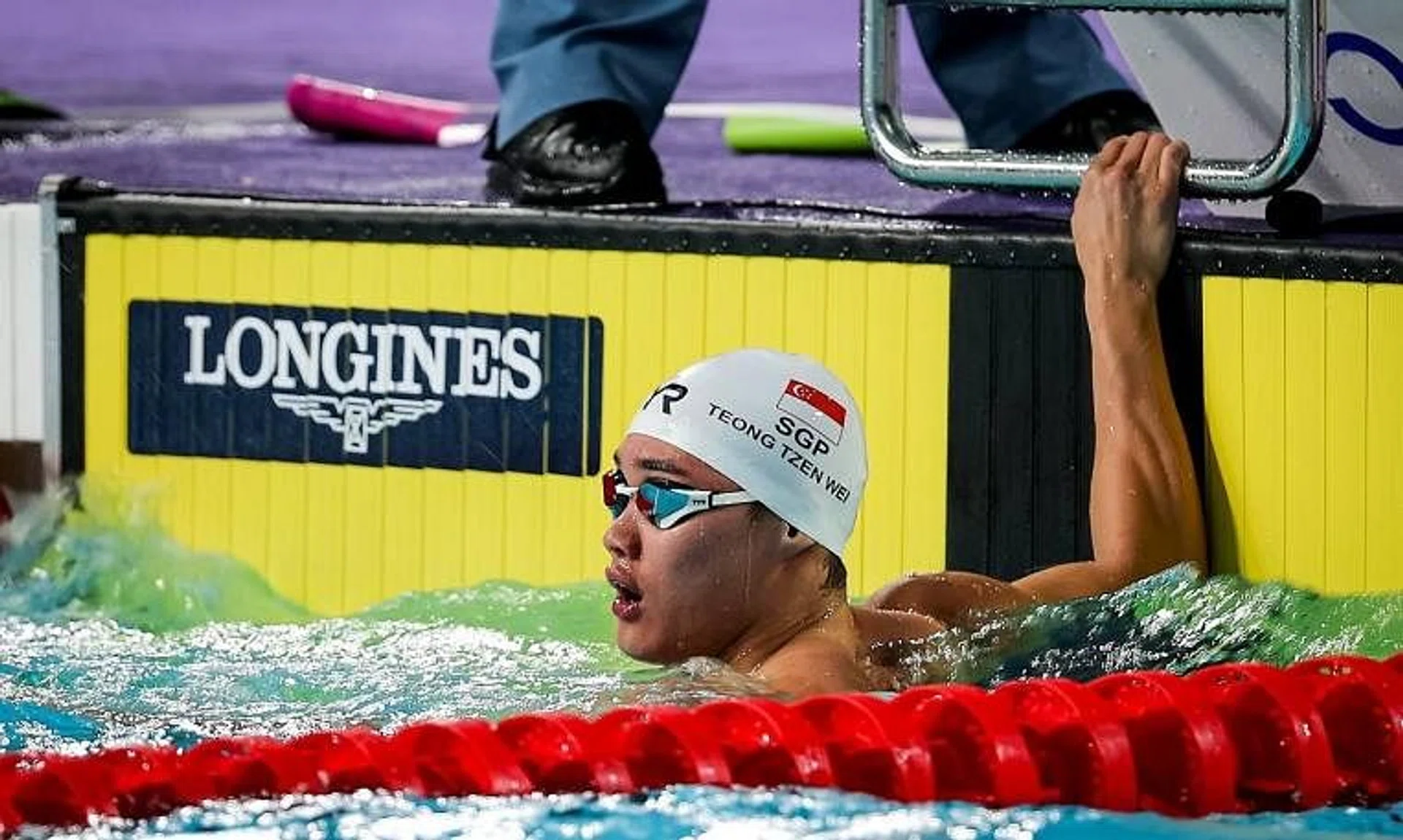 A file photo of Teong Tzen Wei, competing in the Commonwealth Games in July.