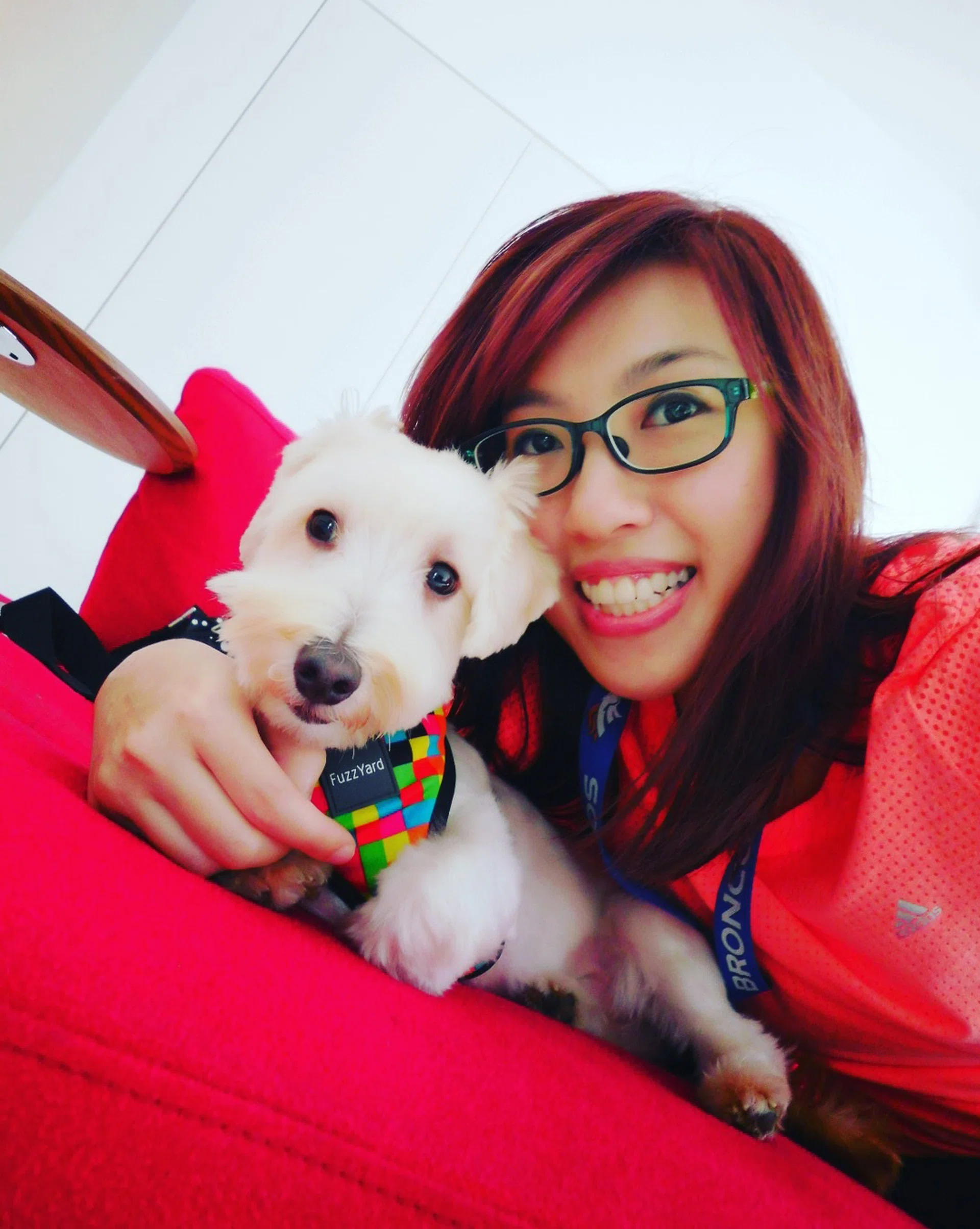 PET LOVER: Miss Diane Yue Hui Hui has been a pet-sitter since early last year. 