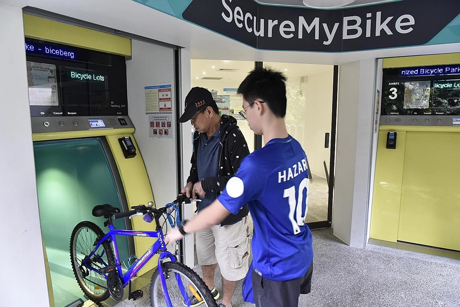 The facility, SecureMyBike, was built to house more than 500 bicycles. 