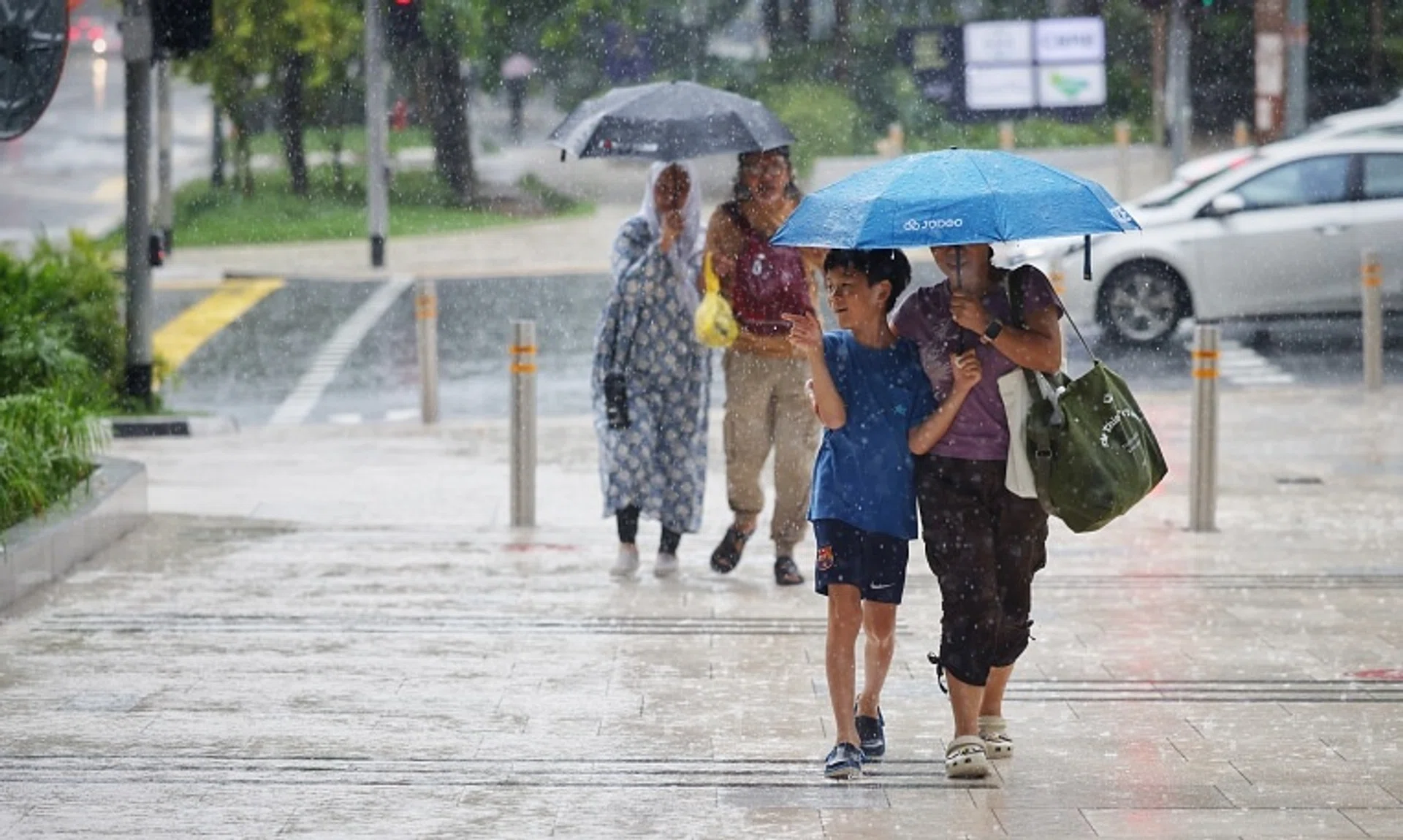 PUB on Telegram issued flood risk alerts for at least 18 locations, mostly in the east and central part of the island.