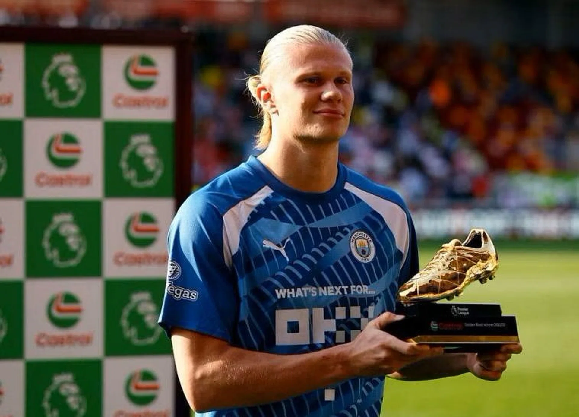 Manchester City's Erling Haaland has collected a clean sweep of Premier League player, young player and football writers’ player of the season awards.