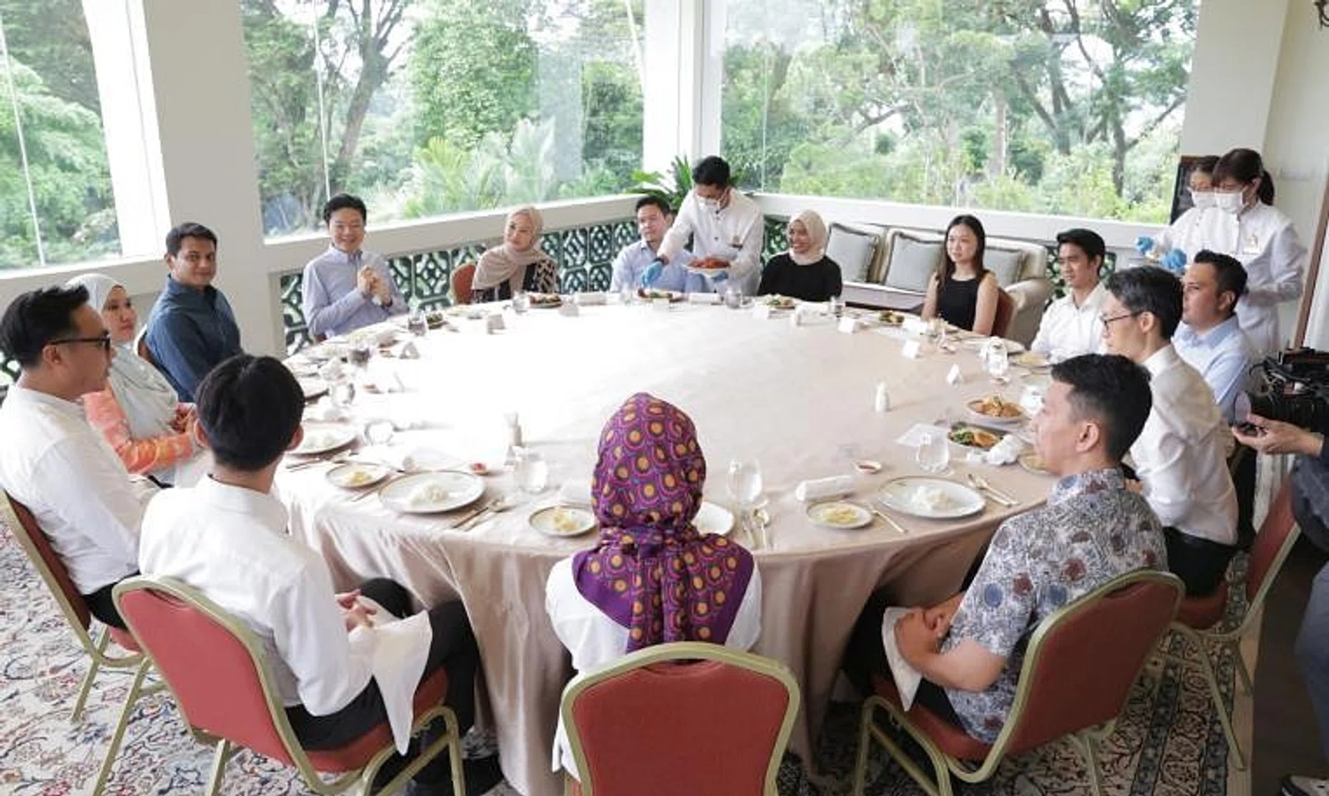 Prime Minister Lawrence Wong's lunch engagement with Malay/Muslim Youth.