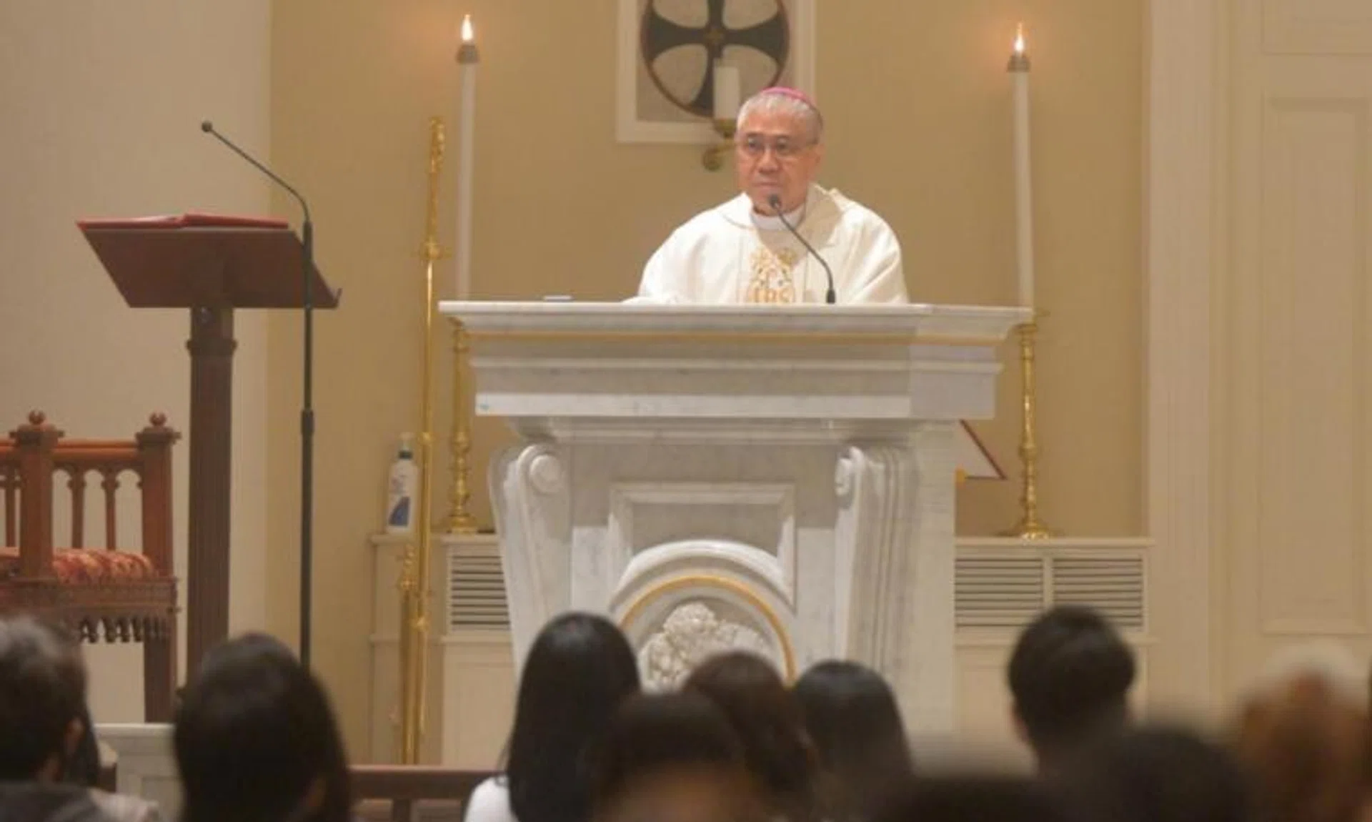 Archbishop William Goh said he was sorry for the man's offences on behalf of the Church.