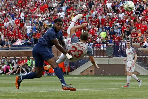 Shaqiri scores stunner on Liverpool debut