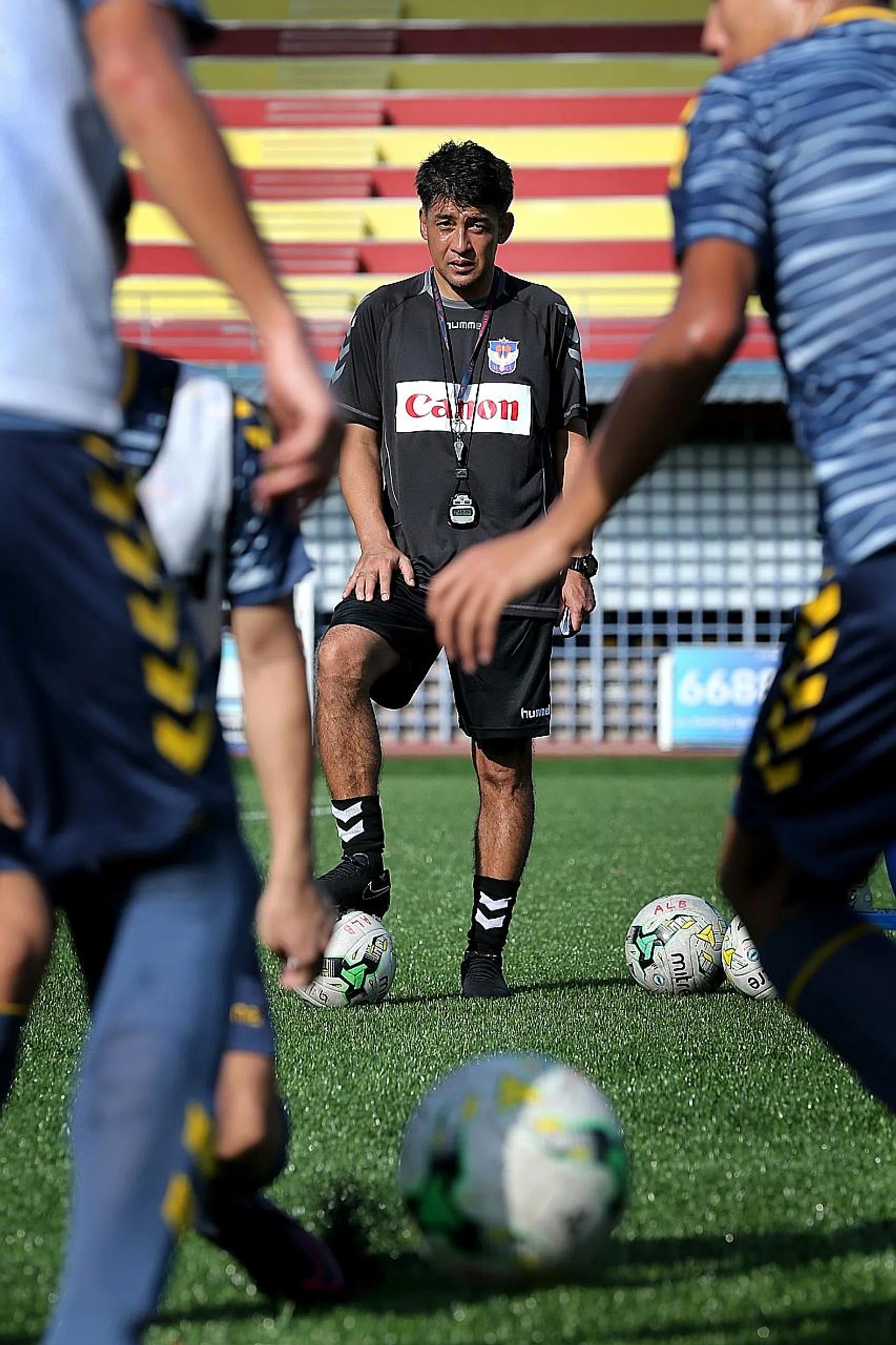 Kazuaki Yoshinaga believes he can handle the pressure of coaching in the S.League.