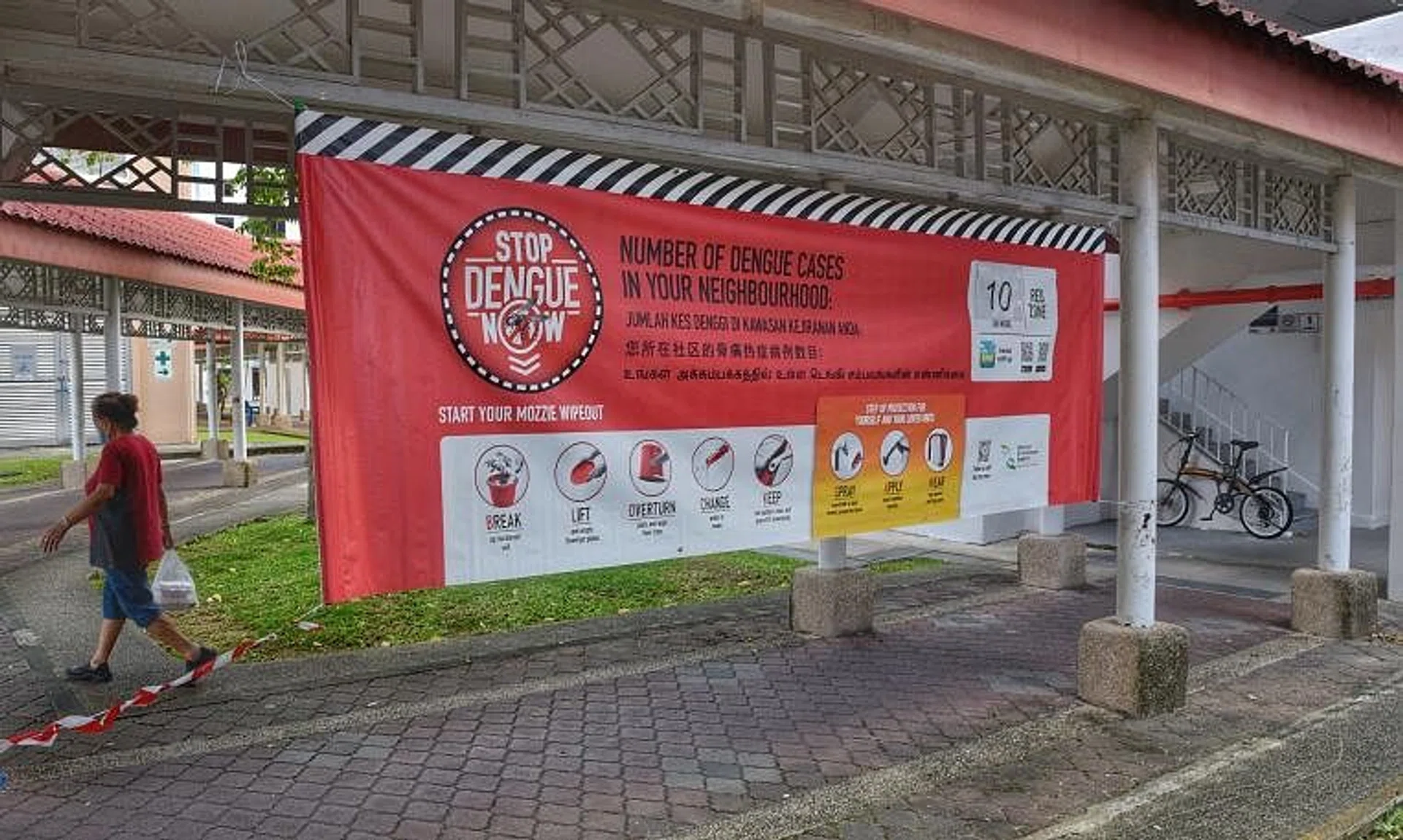 As at Monday, there were 53 active dengue clusters, of which nine are coded red – meaning there are 10 or more cases. 