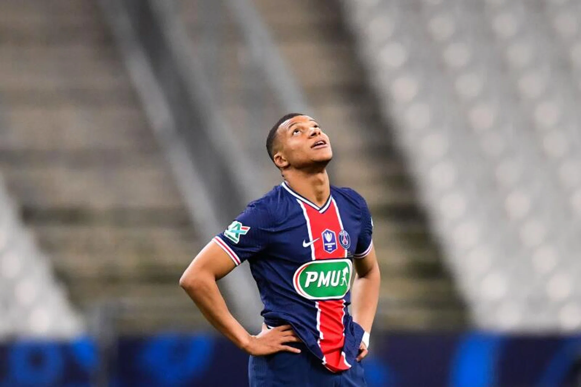 Kylian Mbappe scored 42 goals in all competitions for Paris Saint-Germain last season.