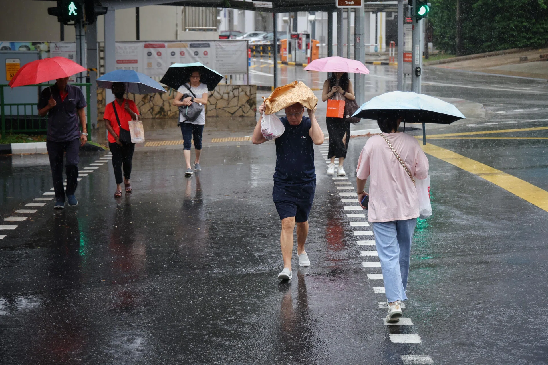 Singapore is currently in the end phase of the monsoon season, which typically lasts till March.