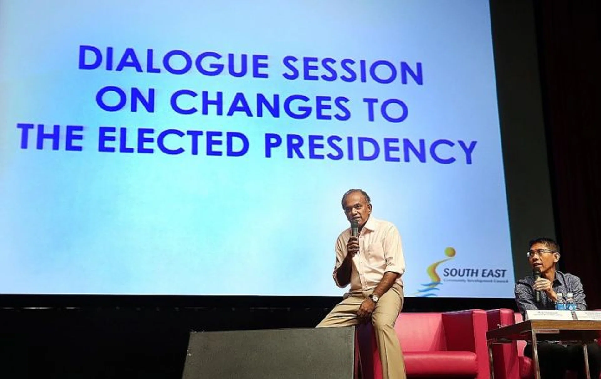 FEEDBACK: The Elected Presidency dialogue session with Law Minister K. Shanmugam, Manpower Minister Lim Swee Say and Southeast District Mayor Maliki Osman.