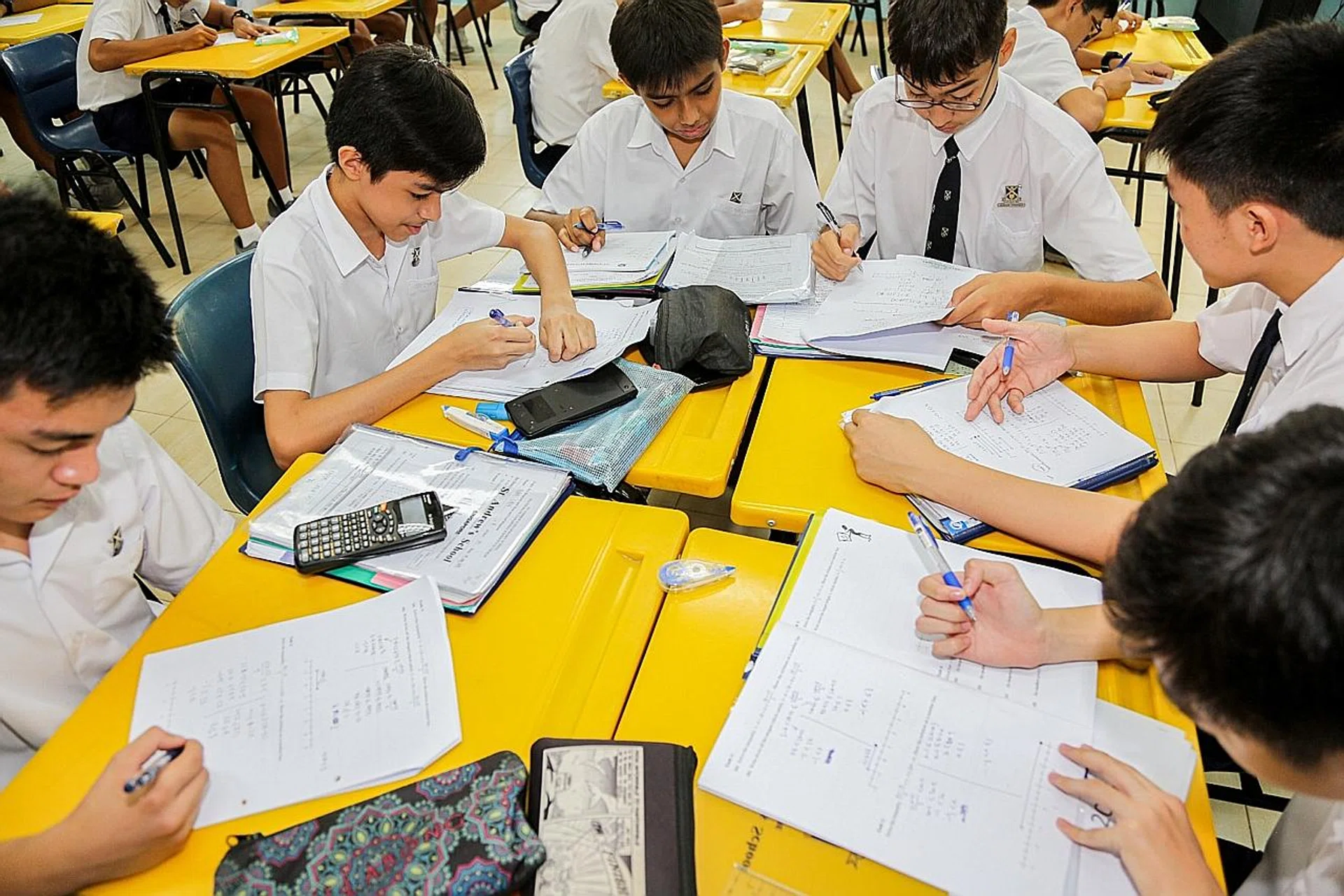 St Andrew's Secondary School, one of the pilot schools, implemented aspects of subject-based banding last year. PHOTO: ST ANDREW'S SECONDARY SCHOOL