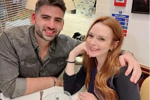Actress Lindsay Lohan is expecting first child with husband Bader Shammas