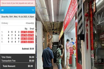 After political scandals make headlines, 4D numbers sell out early