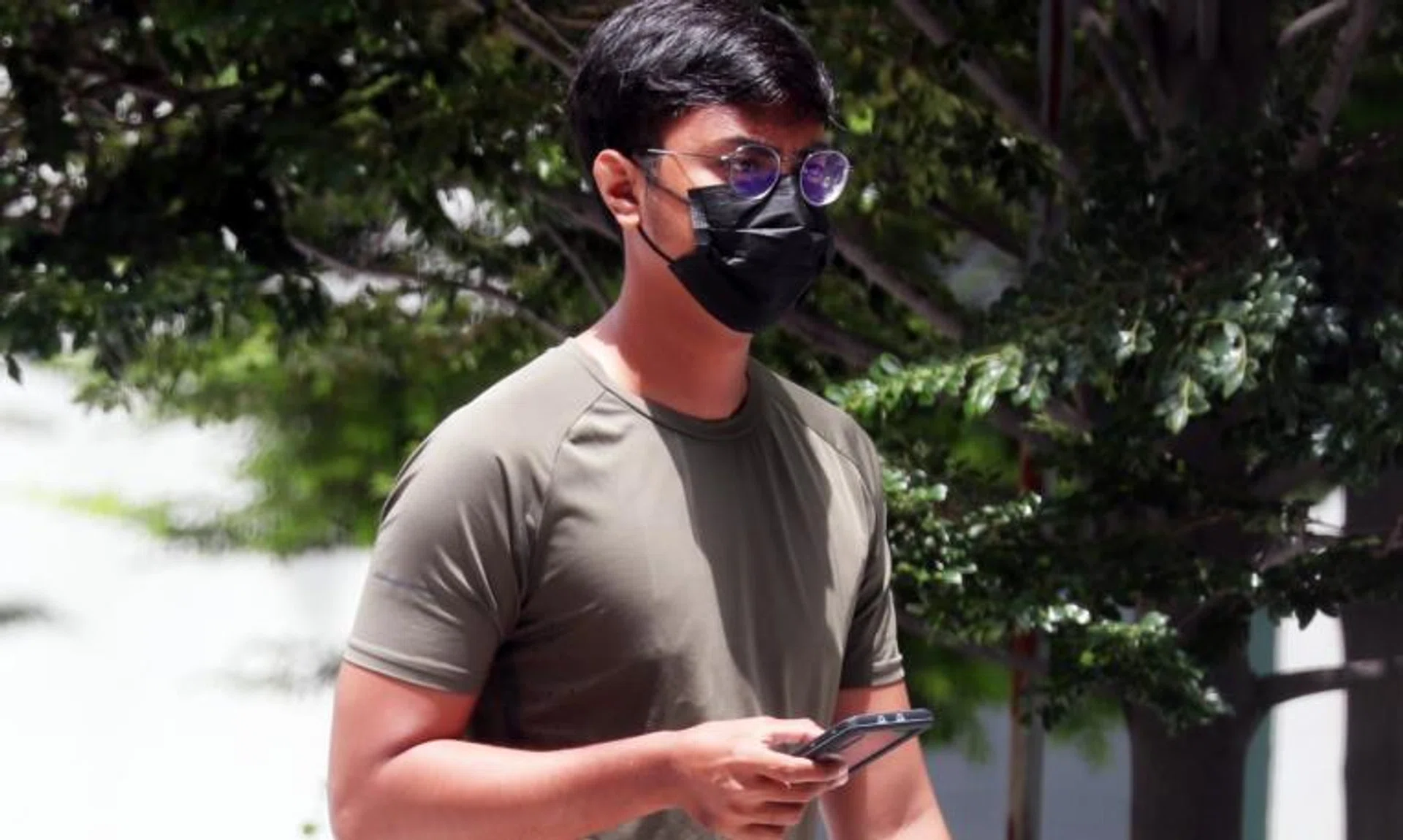 Ahmad Danial Mazlan was fined $600 for trespassing onto government premises.