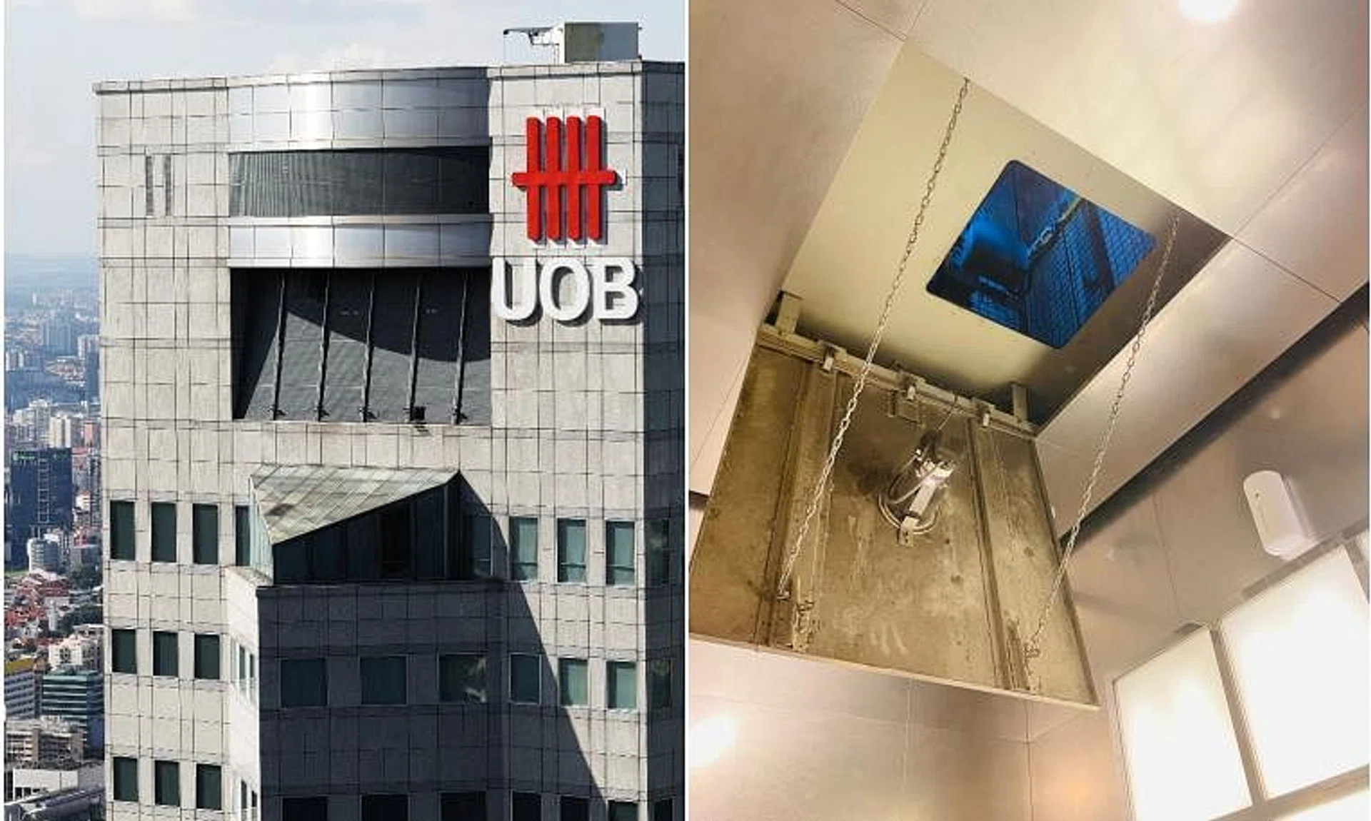 The lift stopped at the fourth floor, before making a quick descent to the second.
