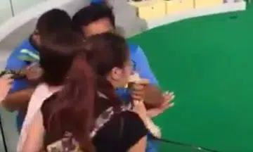Snake bites woman on face