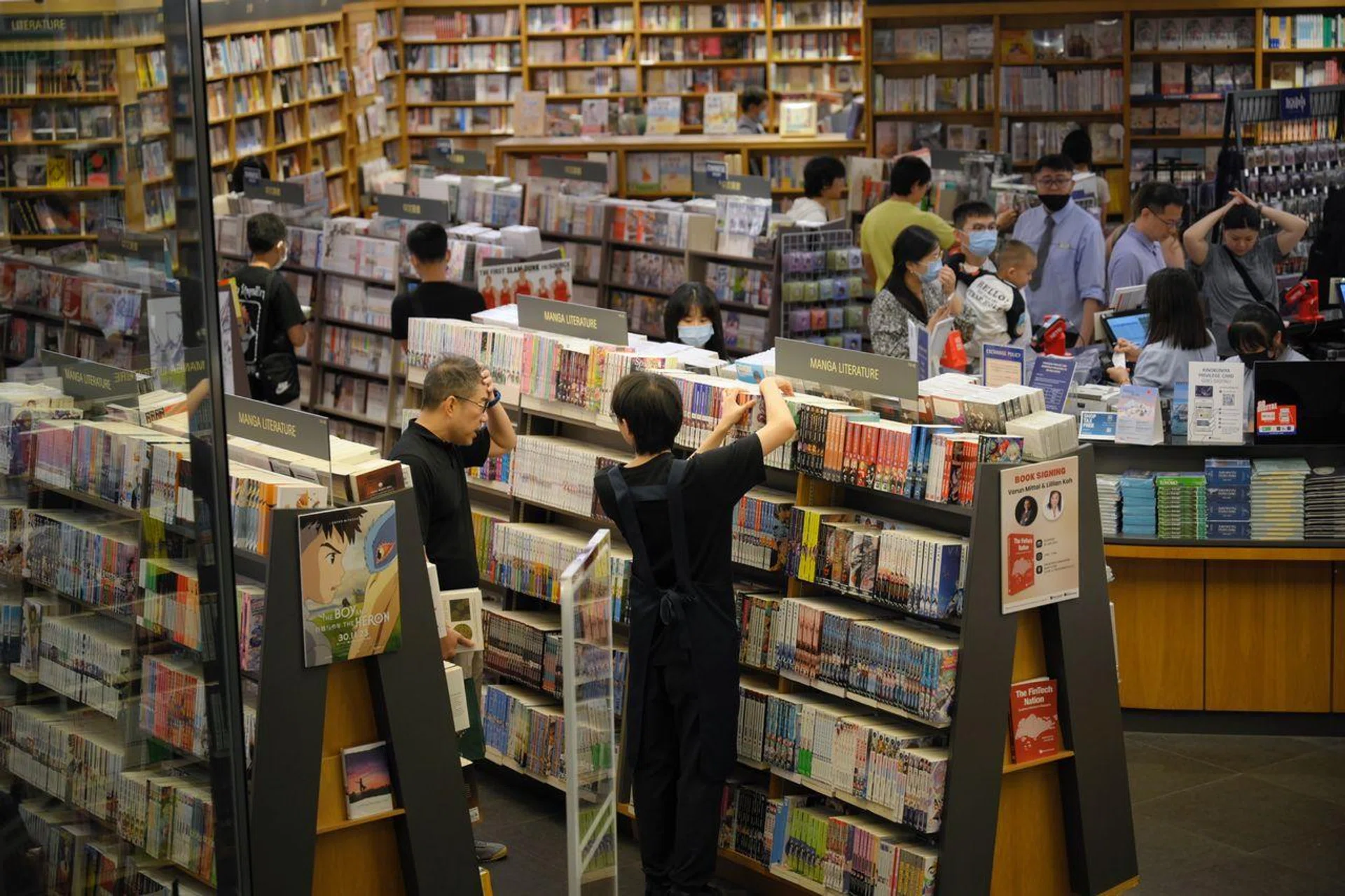 A National Library Board 2021 survey found that only about one in three adult respondents reported reading six books or more a year.