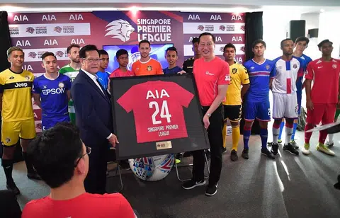 AIA unveiled as title sponsor of Singapore Premier League