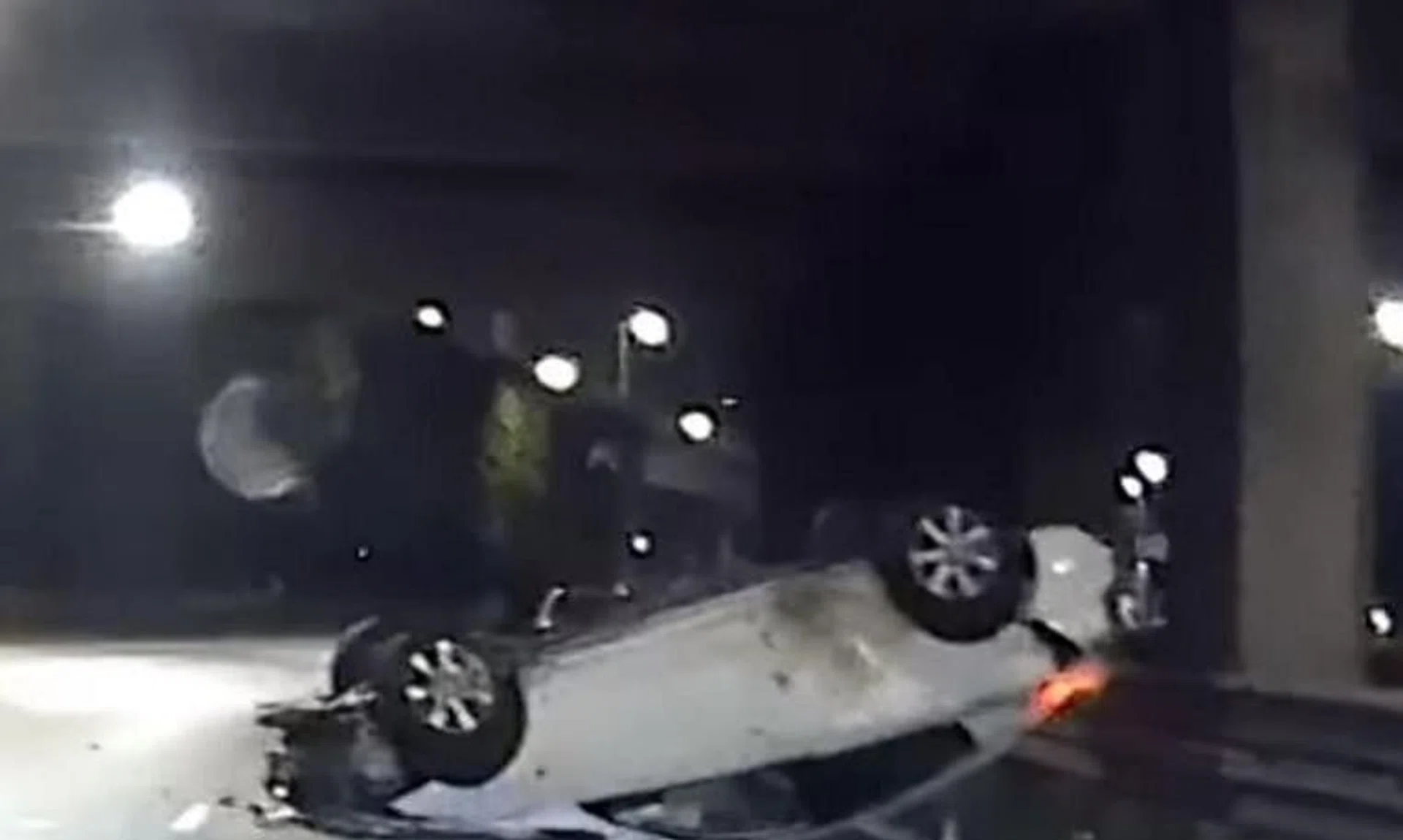 SCDF said it was alerted to the accident on the PIE at 3.45am on Jan 2.