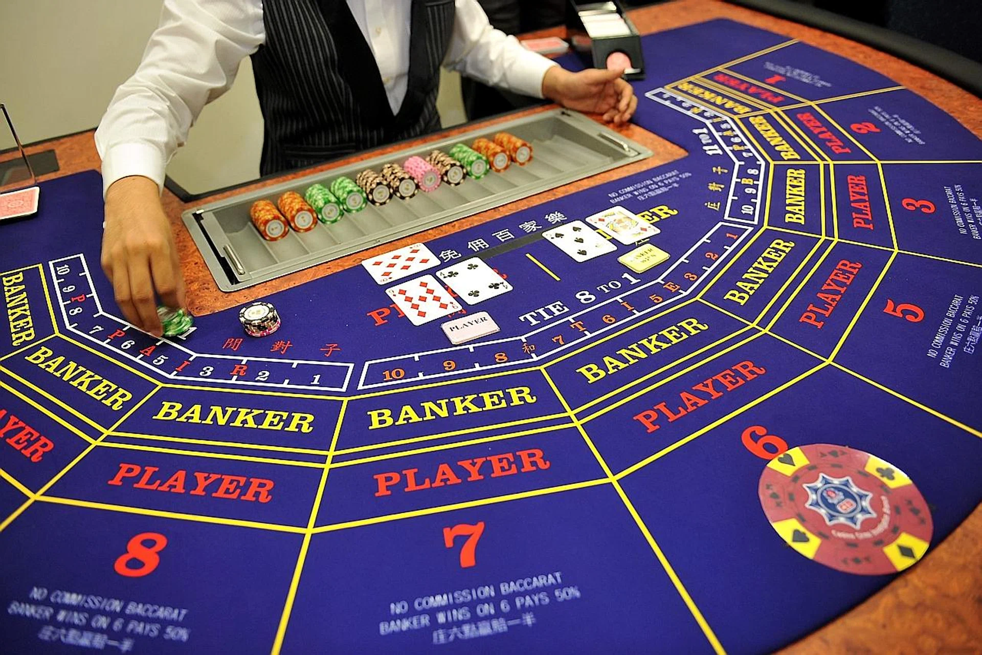 Dr Wong says the dealer made mistakes on the baccarat games he played. 