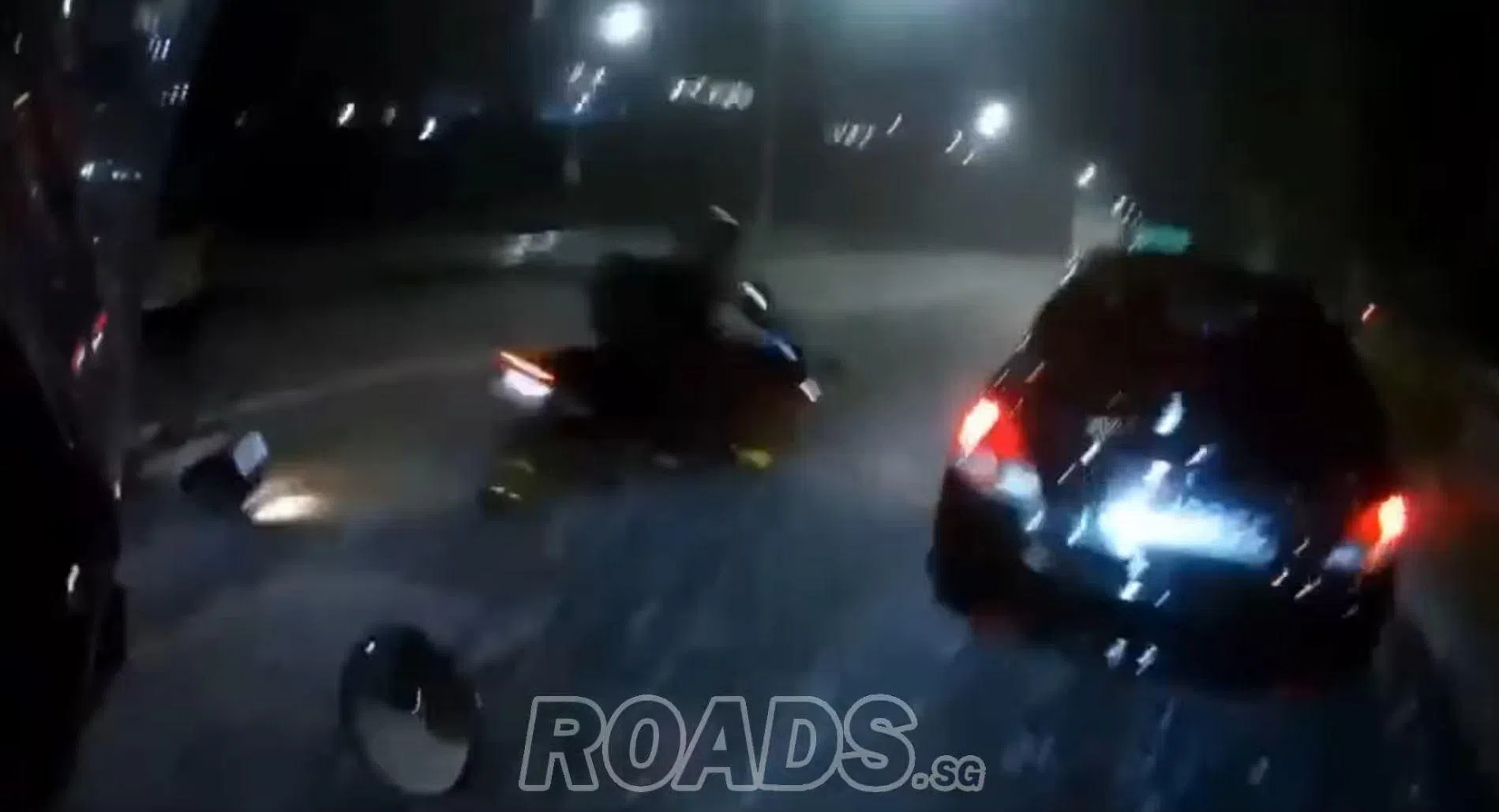 Motorcyclist hospitalised after suspected gravel spill on CTE