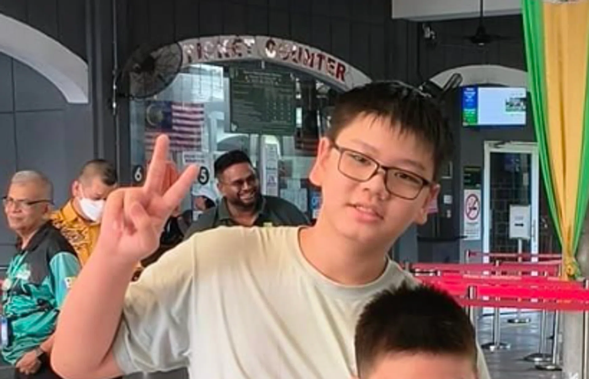 Isaac Loo collapsed during a 2.4km run.