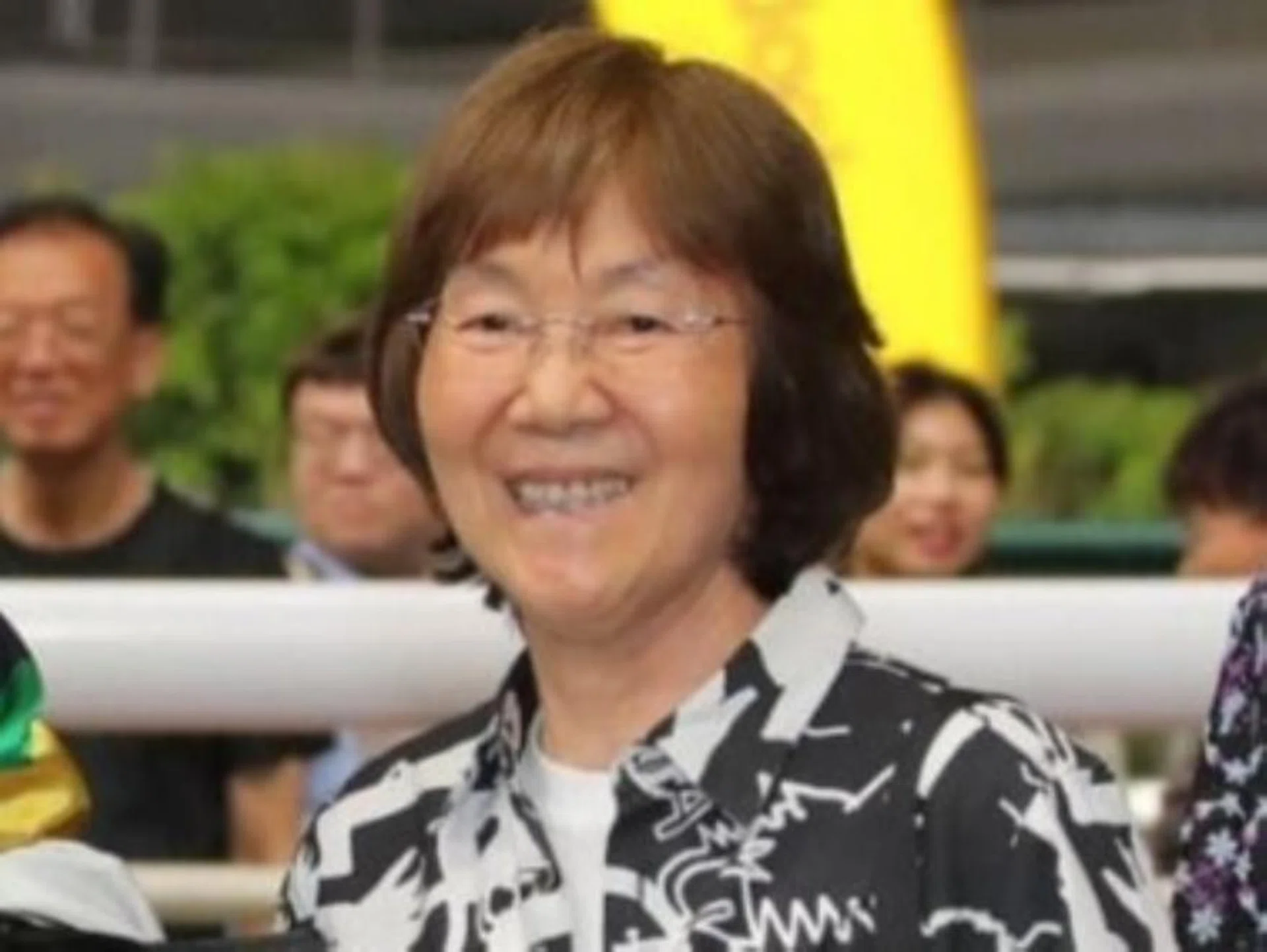 Glory for Toast Trust Syndicate’s principal owner Constance Cheng at Happy Valley on March 27.
