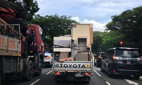 106 vehicles booked for offences including overloading