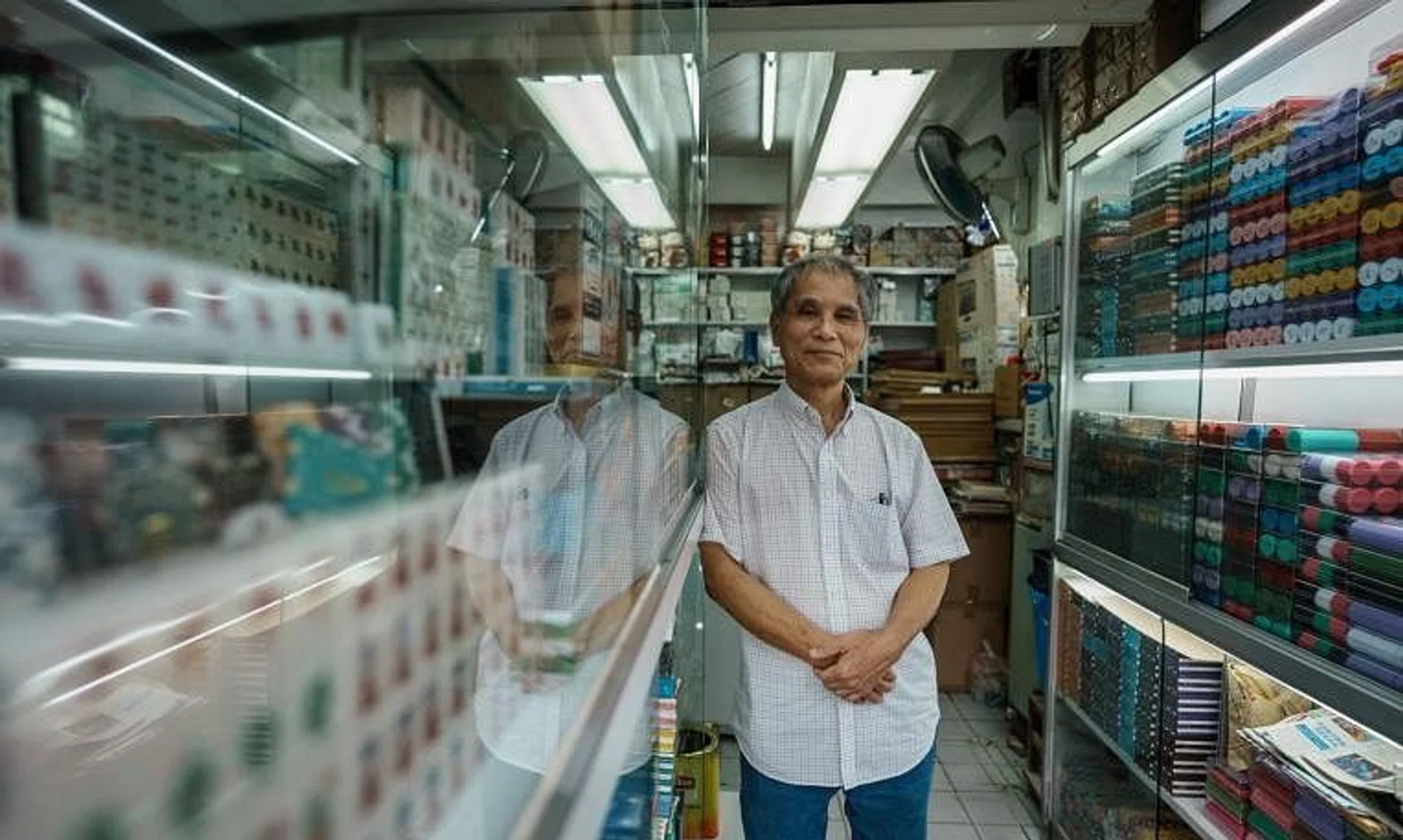 Mr Cheung Shun-king does not know how to play mahjong himself - his interest lies only in crafting the tiles.