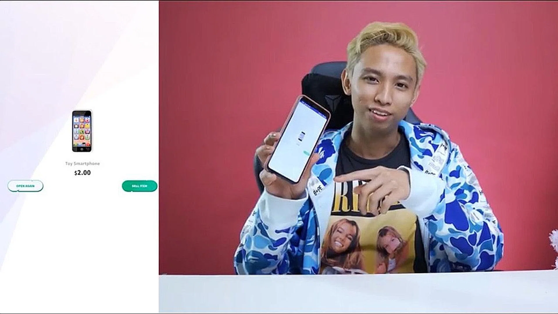 In a sponsored YouTube video, Ah Boys To Men actor Ridhwan Azman claims to have won an iPhone 11 by opening a box on the Drakemall site for $6.50. 