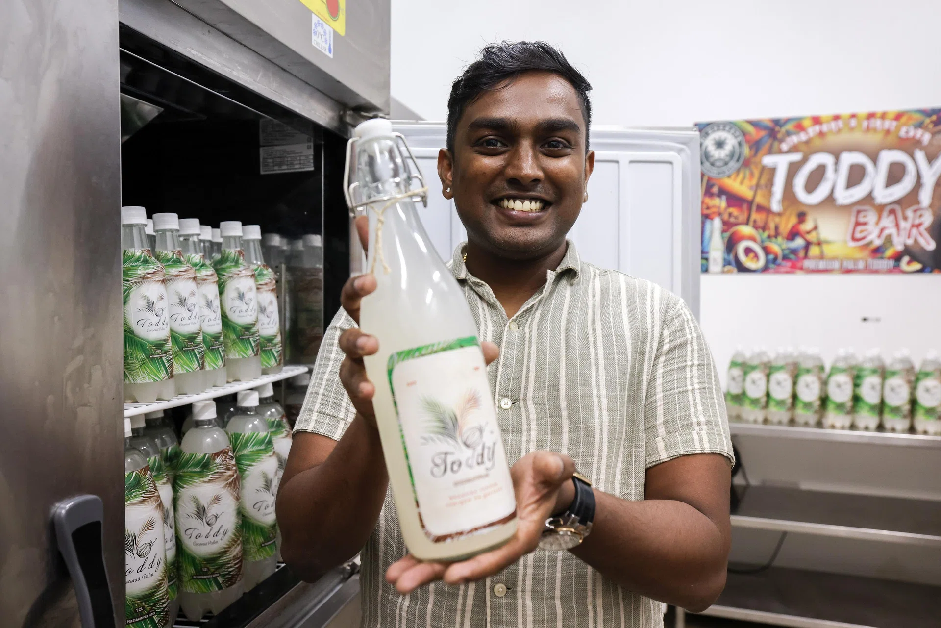 Mr Sharaveen Prasath, the man behind local toddy HighDrate.