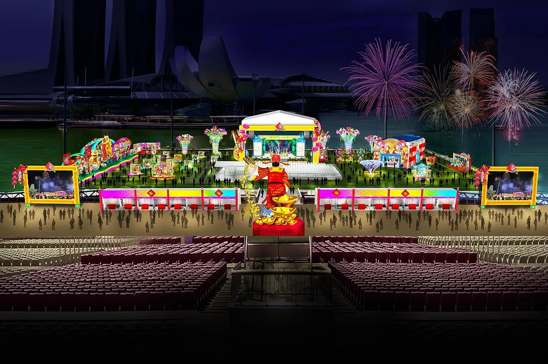 Spanning more than three decades, River Hongbao has evolved to become a major highlight of the Singapore calendar. It attracts one million participants every year.