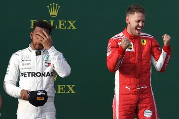 Vettel holds off Hamilton to win Australian GP