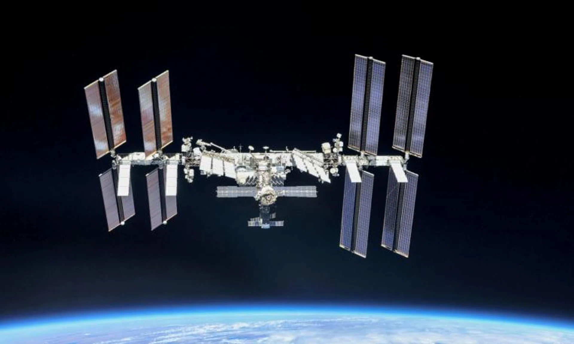 The operation of the Russian segment of the International Space Station helps correct its orbit.