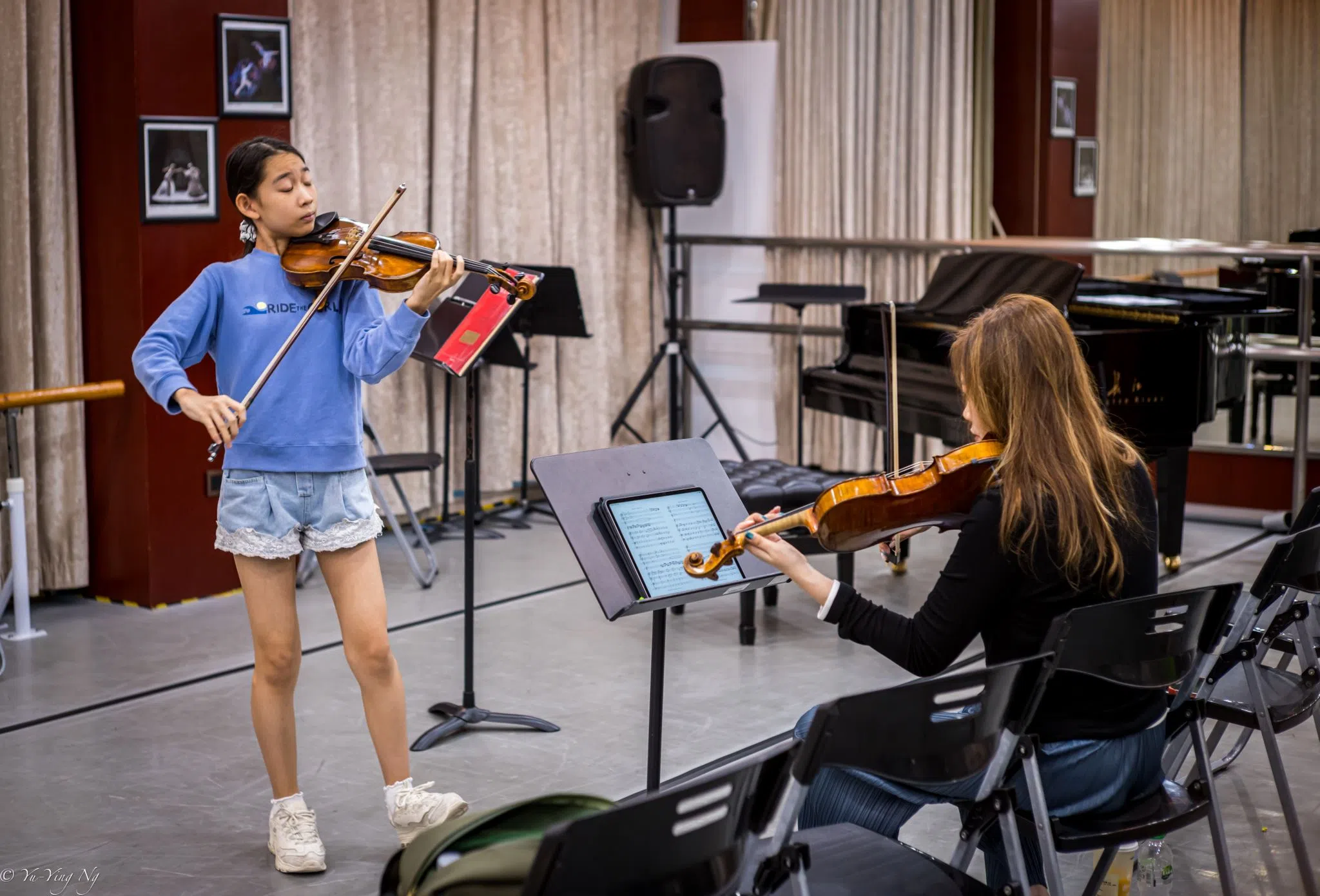 cathy chen xi practising