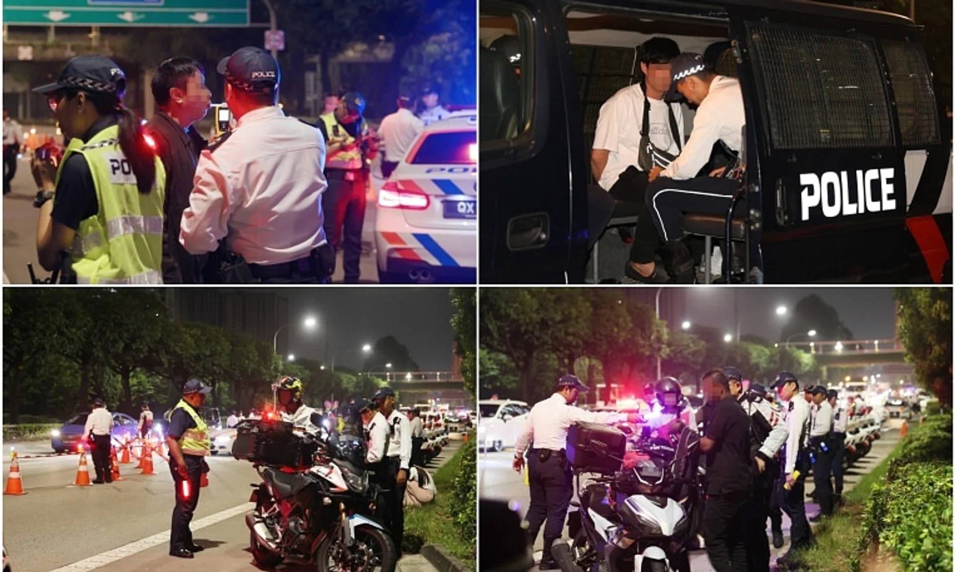 The CTE roadblock was part of an extensive island-wide operation against drink driving conducted between Dec 20 and Dec 21 on expressways.