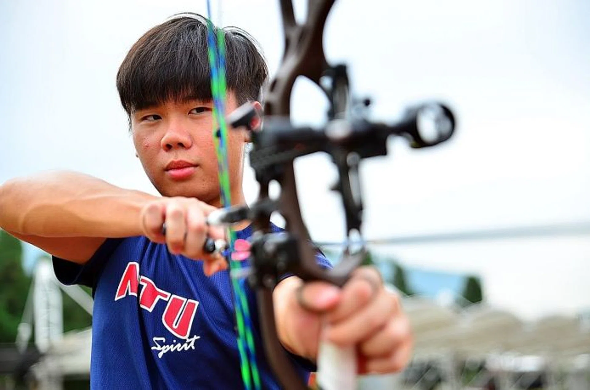 BEEN THERE, DONE THAT: National archer Ang Han Teng believes the experience garnered at last year's SEA Games will help him at the Asean University Games, which start on Sunday.
