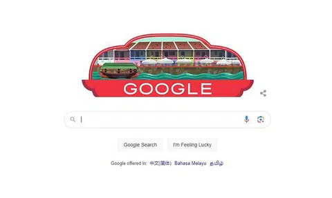 Clarke Quay appears on Google Doodles as Singapore turns 58