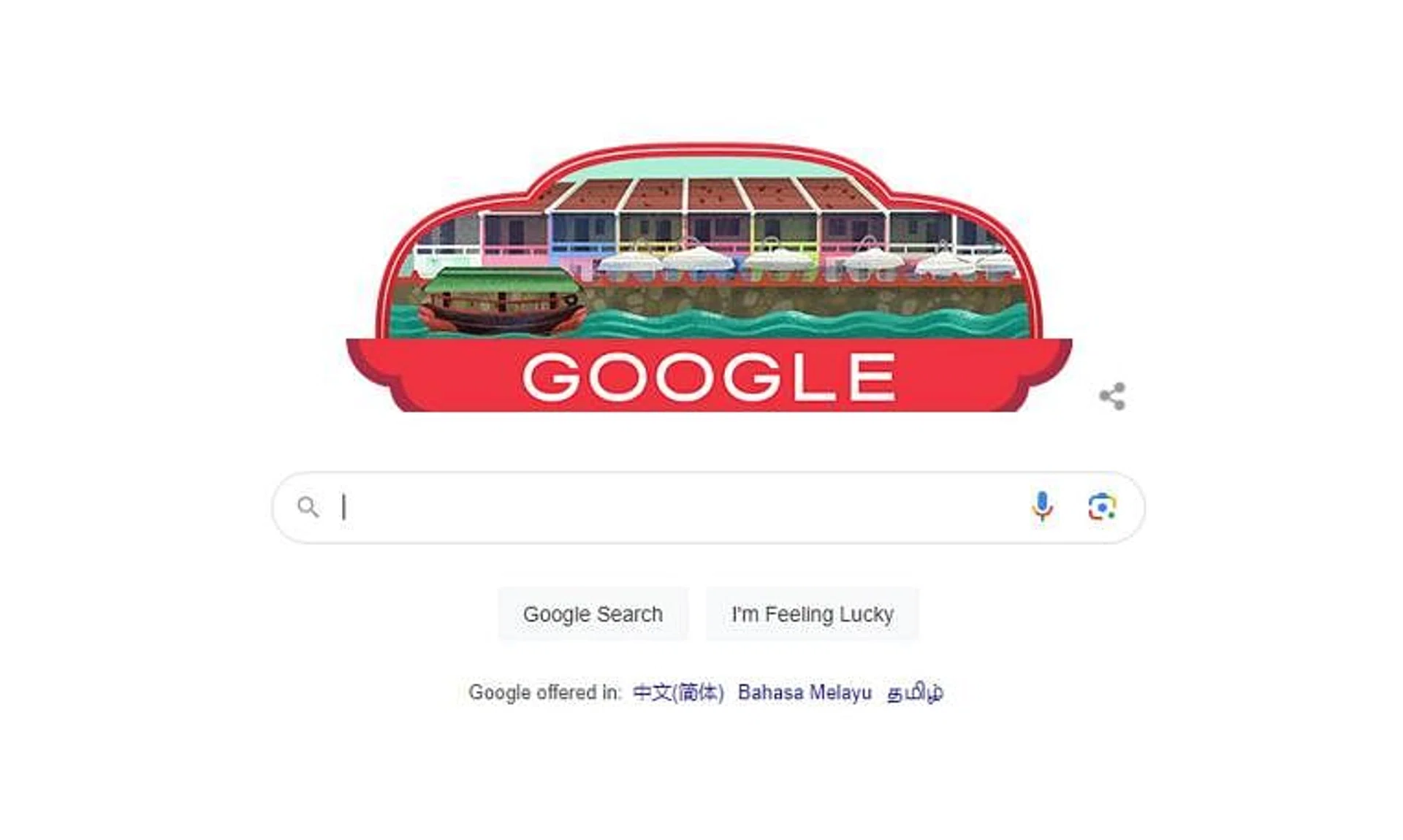 Google has honoured Singapore’s National Day on Aug 9 via its Doodles, with an illustration of the country’s Clarke Quay waterfront.