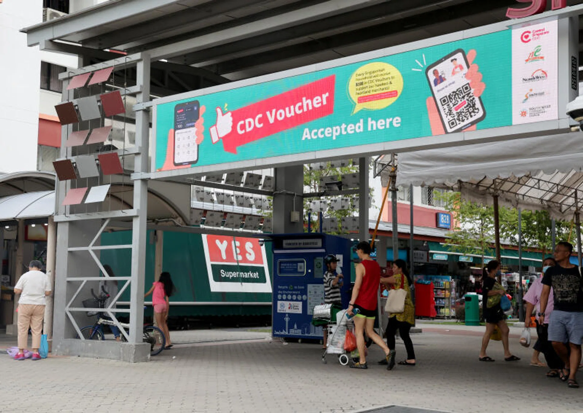 A maximum of 15 digital vouchers can be stacked and used per transaction.