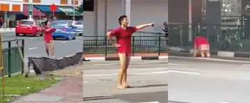 Man wearing only a T-shirt arrested for nudity outside State Courts