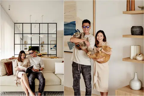 Ms Goh Xin Lei and Mr Adrian Ang renovated their second home in East Coast in 2021.