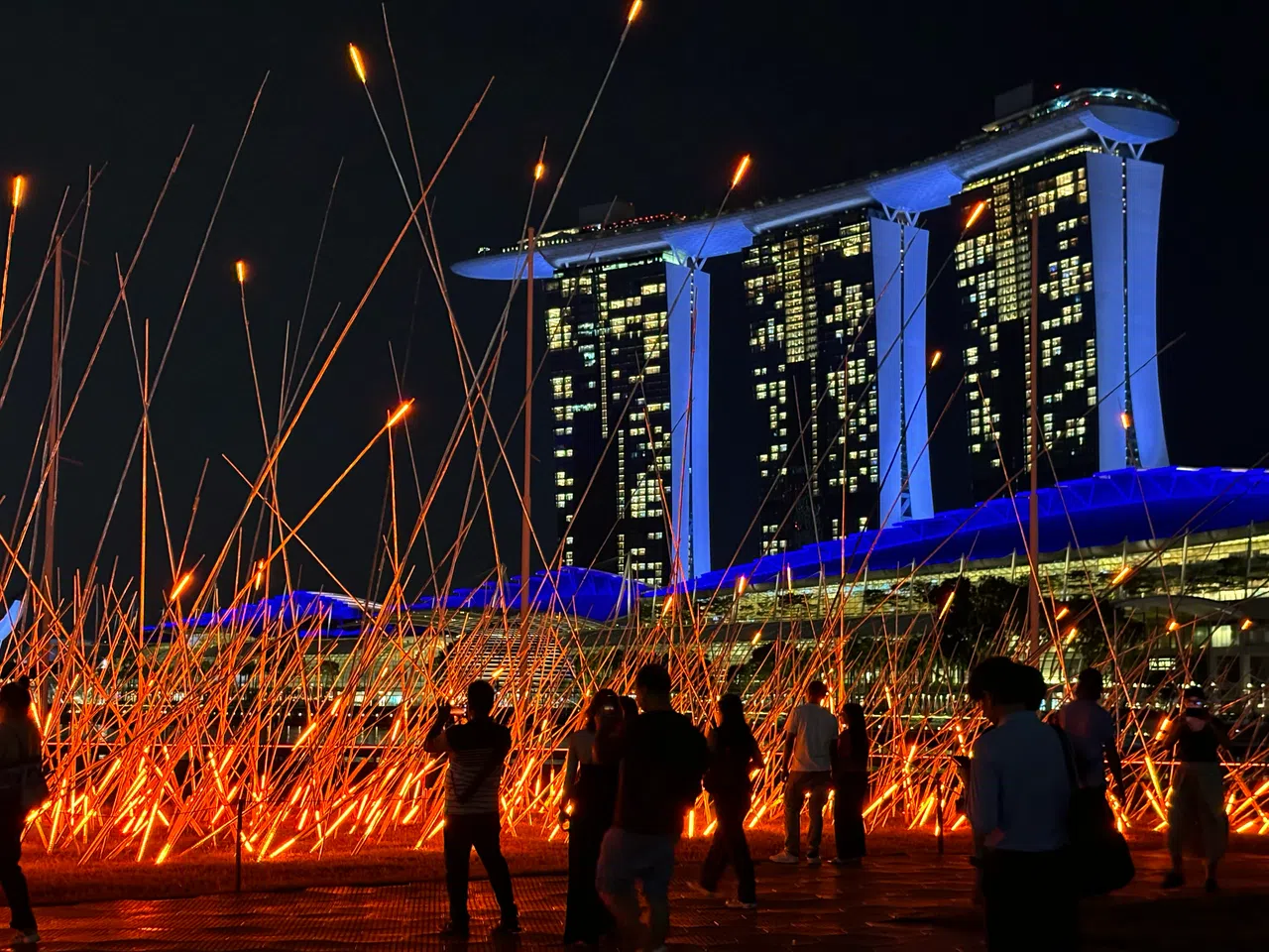 Sign, Marina Bay