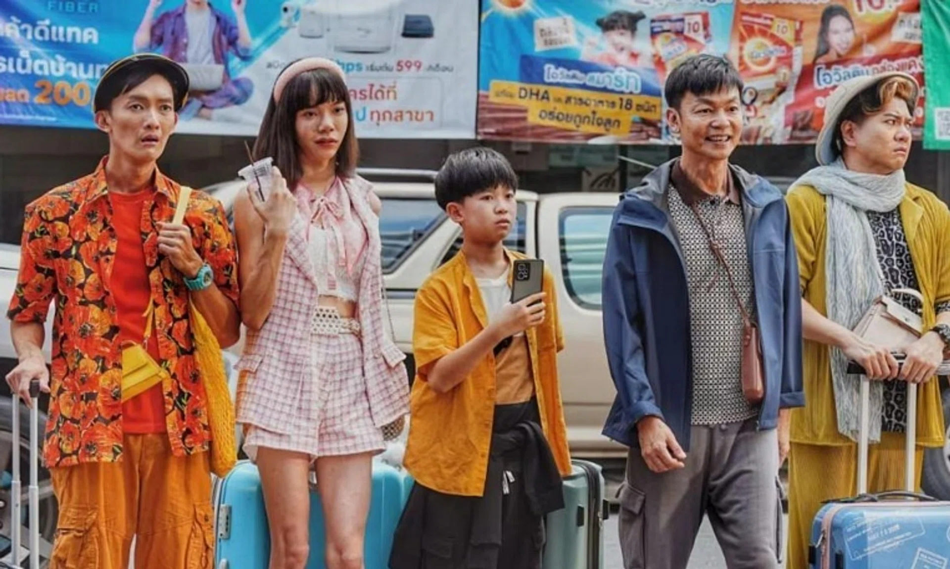 Mark Lee (second from right) reprises his role in Number 2, the sequel to drag queen comedy Number 1.