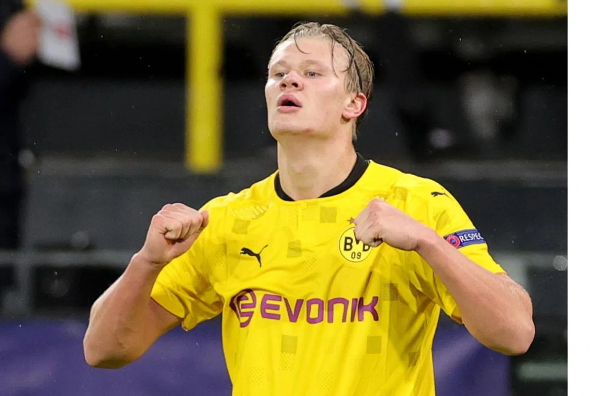 Borussia Dortmund striker Erling Haaland said patience was key in securing a 2-0 win over Zenit St Petersburg. 